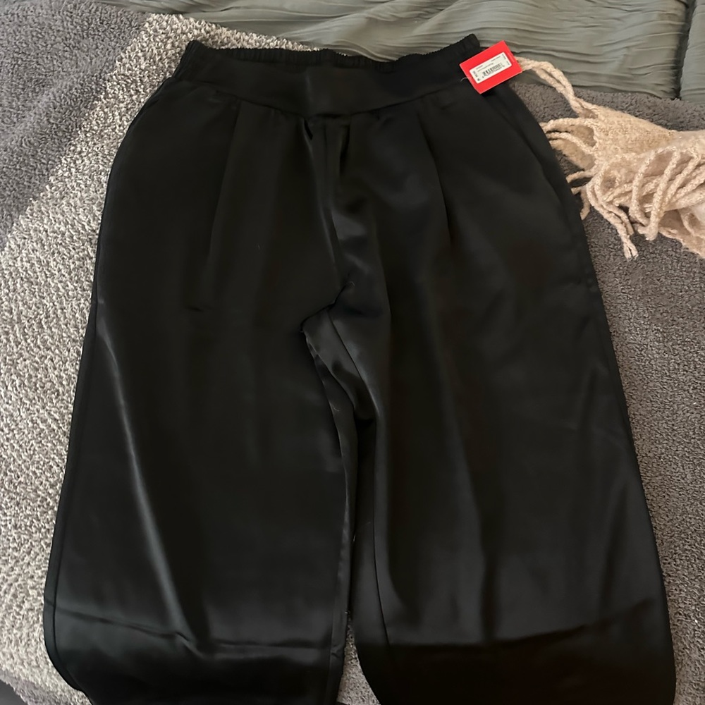 Spanx wide leg silk pant